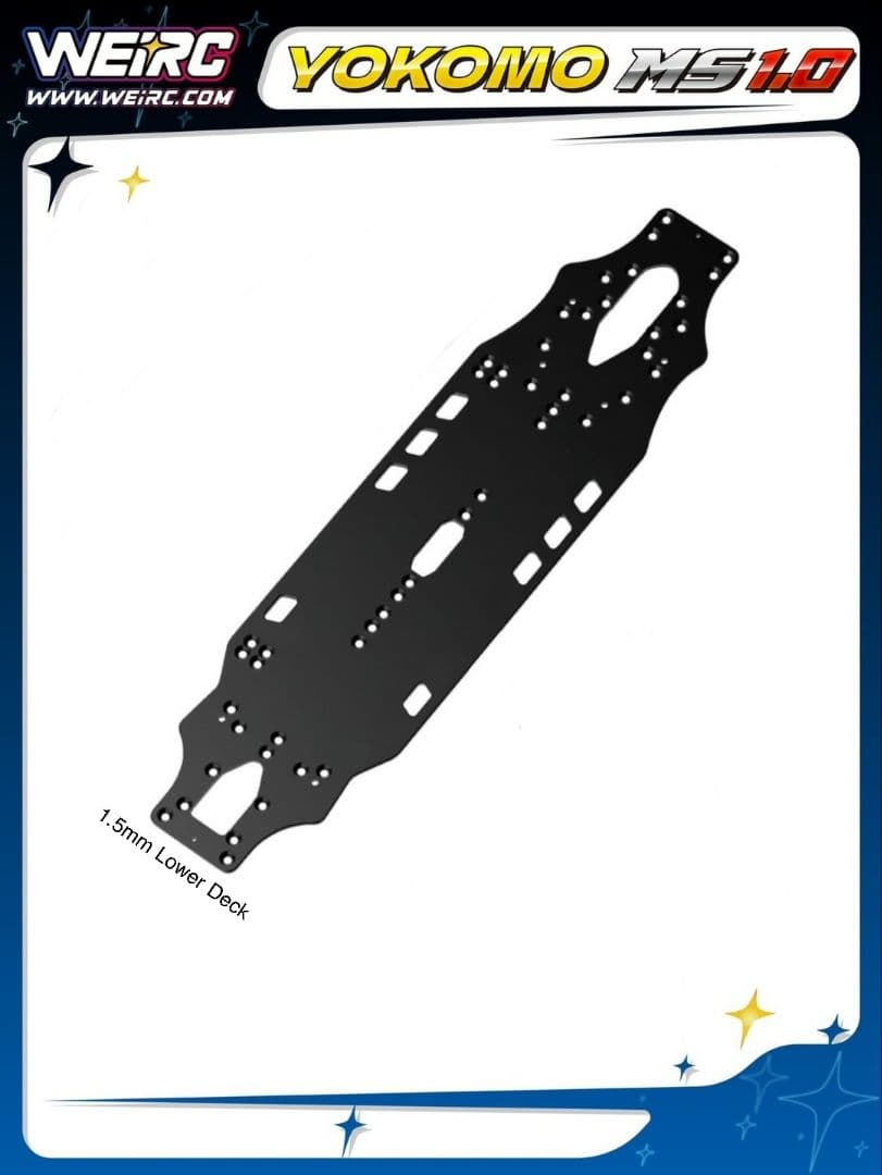 まった MS1.0用1.5mm アルミシャーシセット*1 予備ビス*1