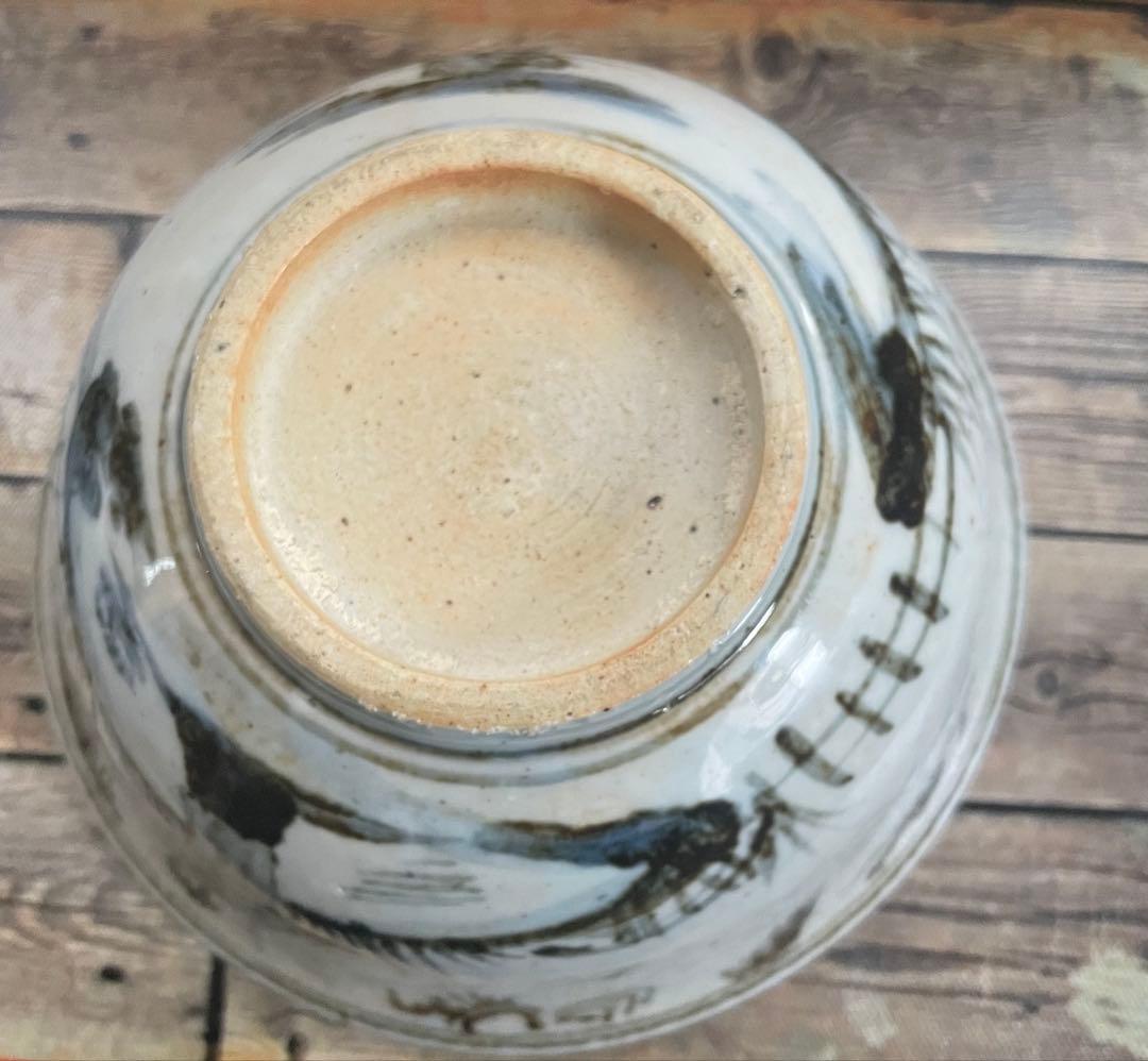 唐物染付明早期茶碗