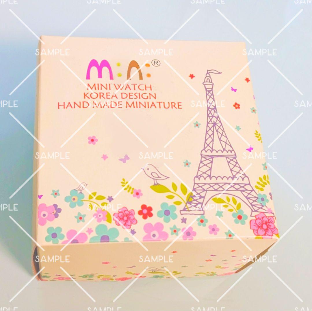 【m:n:】 ミニ ハンドクラフト デコウォッチ 腕時計 レディース 高級腕時計