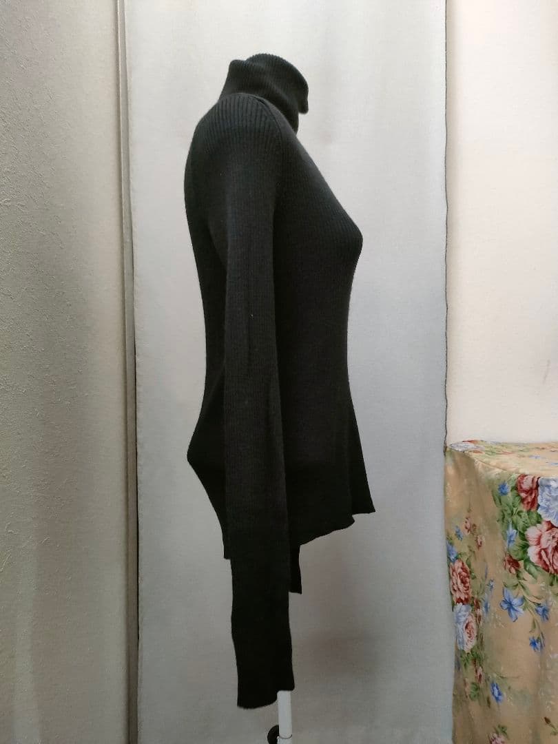 オールドイングランド　ブラック　ハイネック　ニット