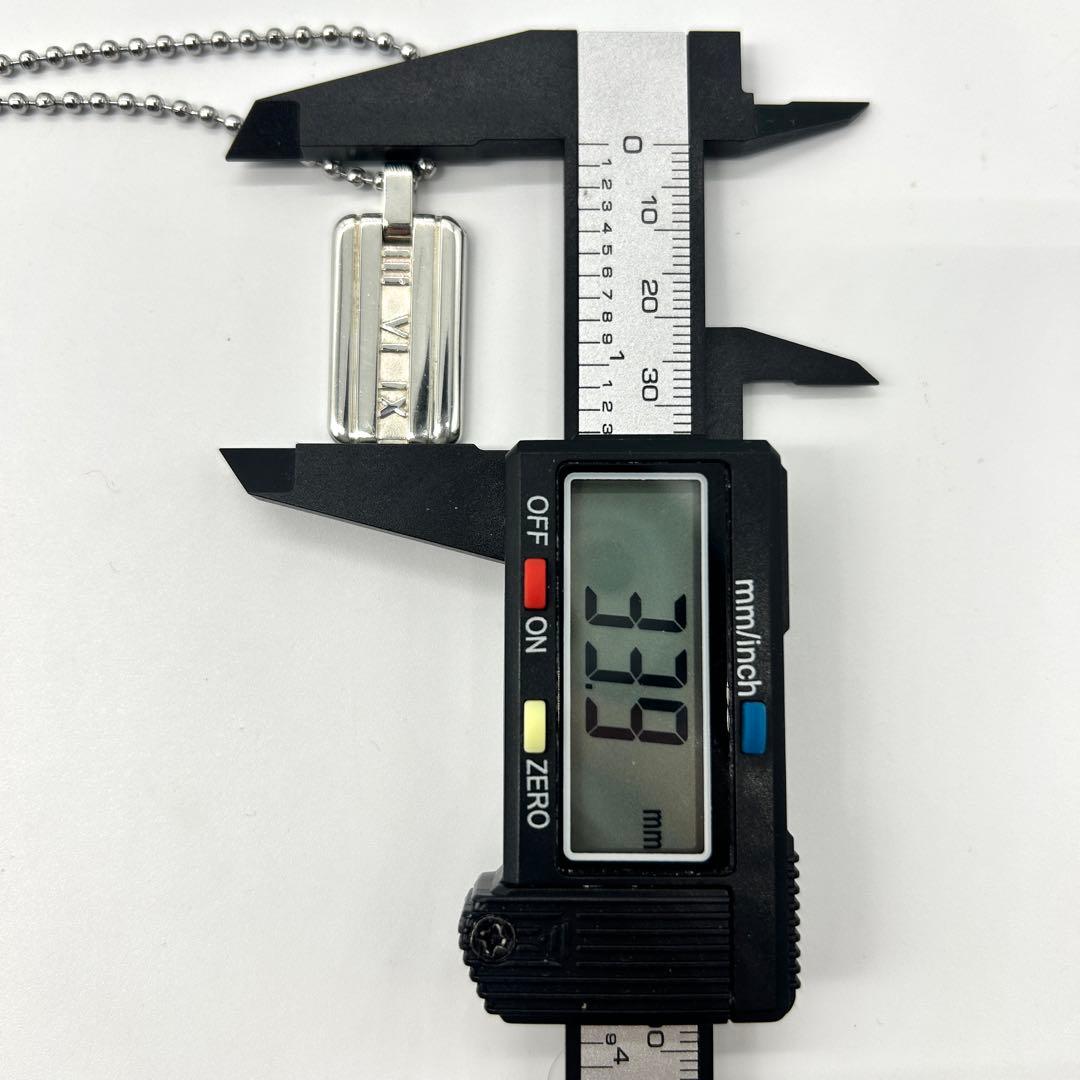 ティファニー　アトラス　プレート　ネックレス　シルバー　925 社外チェーン