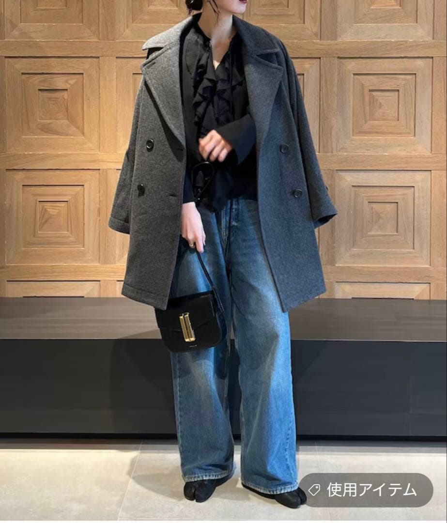 curensology &RC ワイドルーズデニムパンツ 40 インディゴ