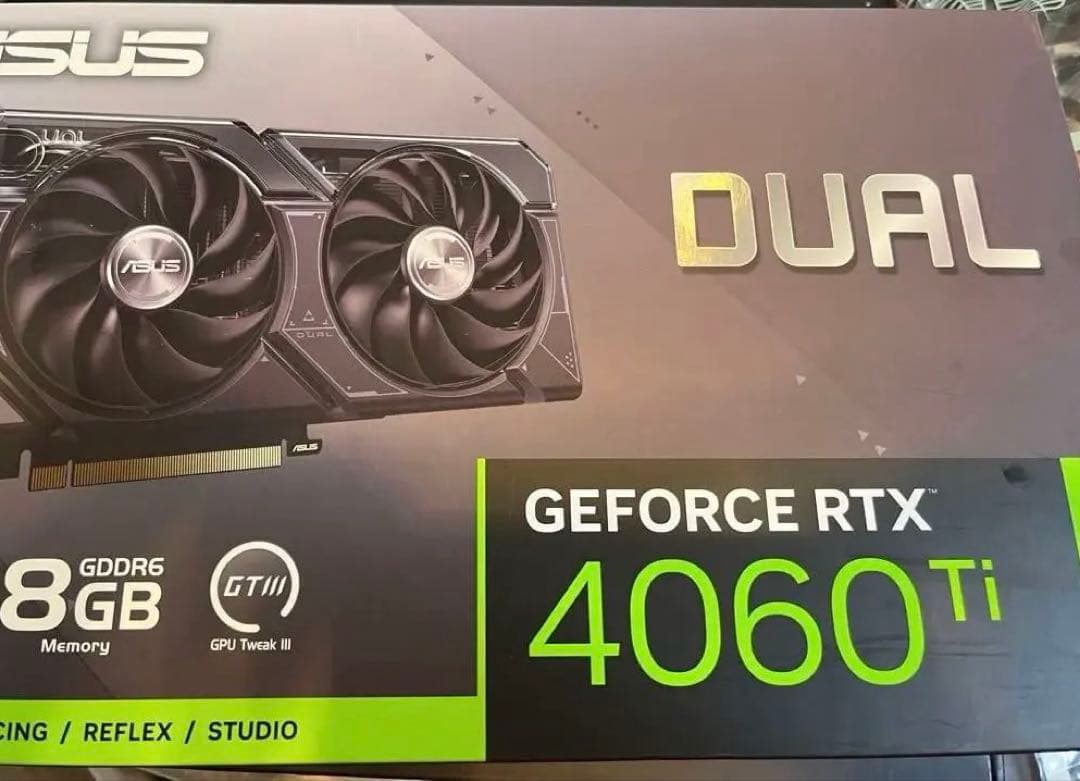 グラフィックボード・グラボ・ビデオカード ASUS DUAL GeForce RTX 4060 Ti 8GB