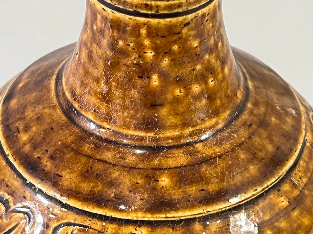 DT732 中国 飴釉 瓶