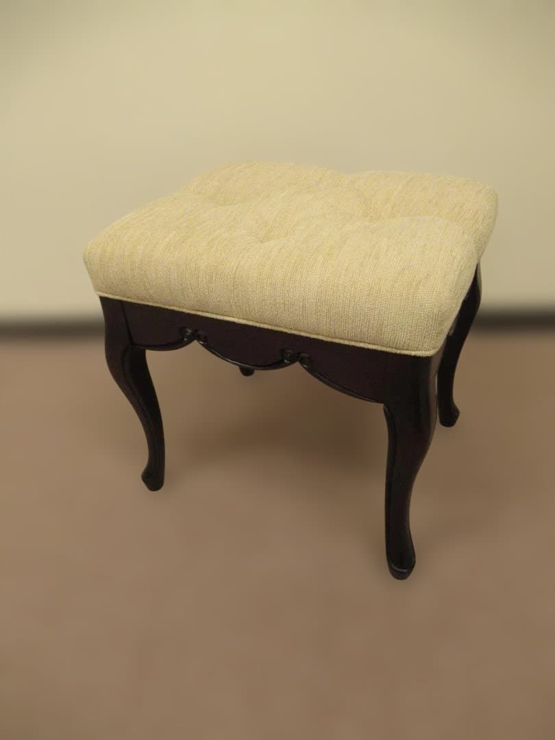 クラシック ベージュファブリックスツール