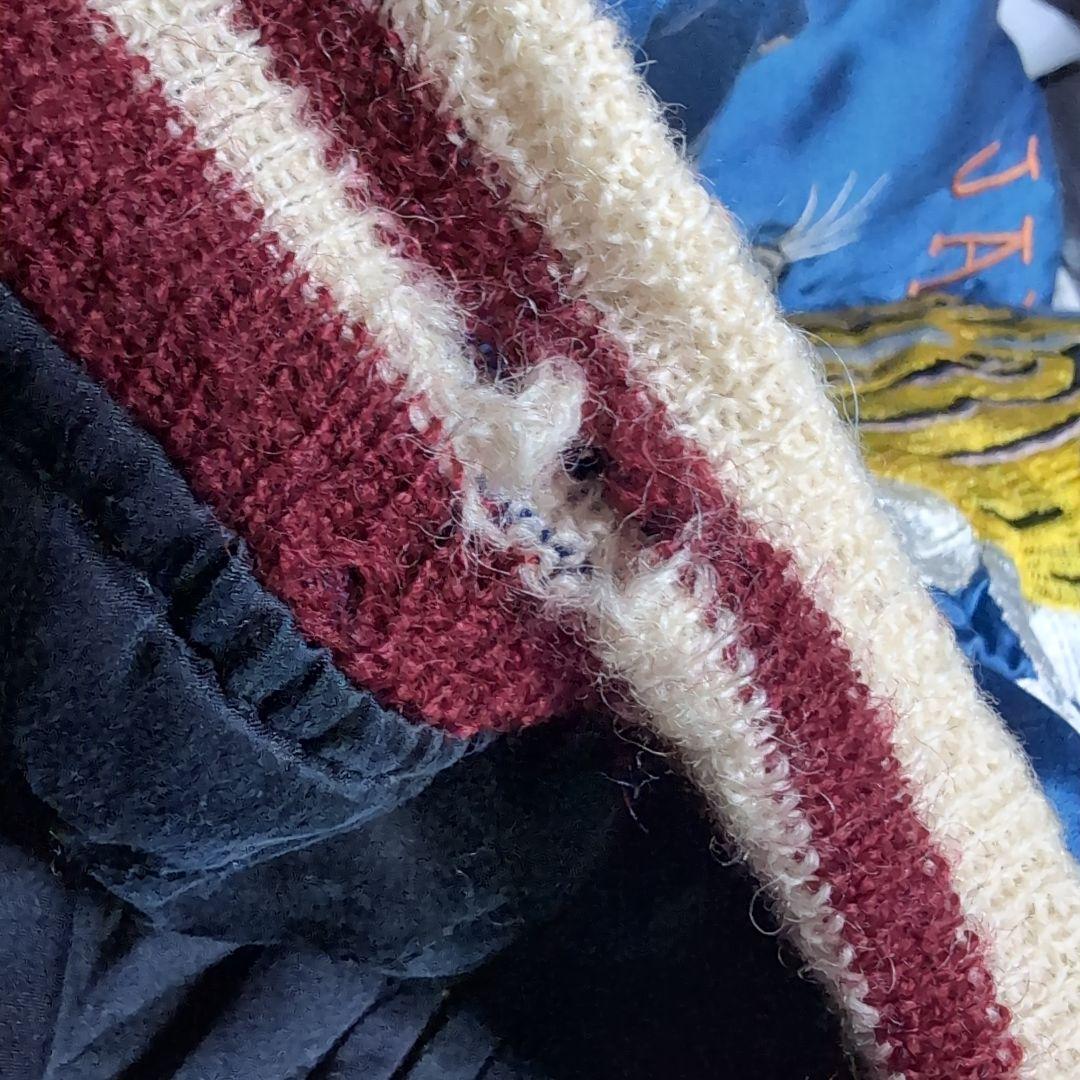 ep5 スカジャン リバーシブル 黒×青 虎×鷲 メンズS相当