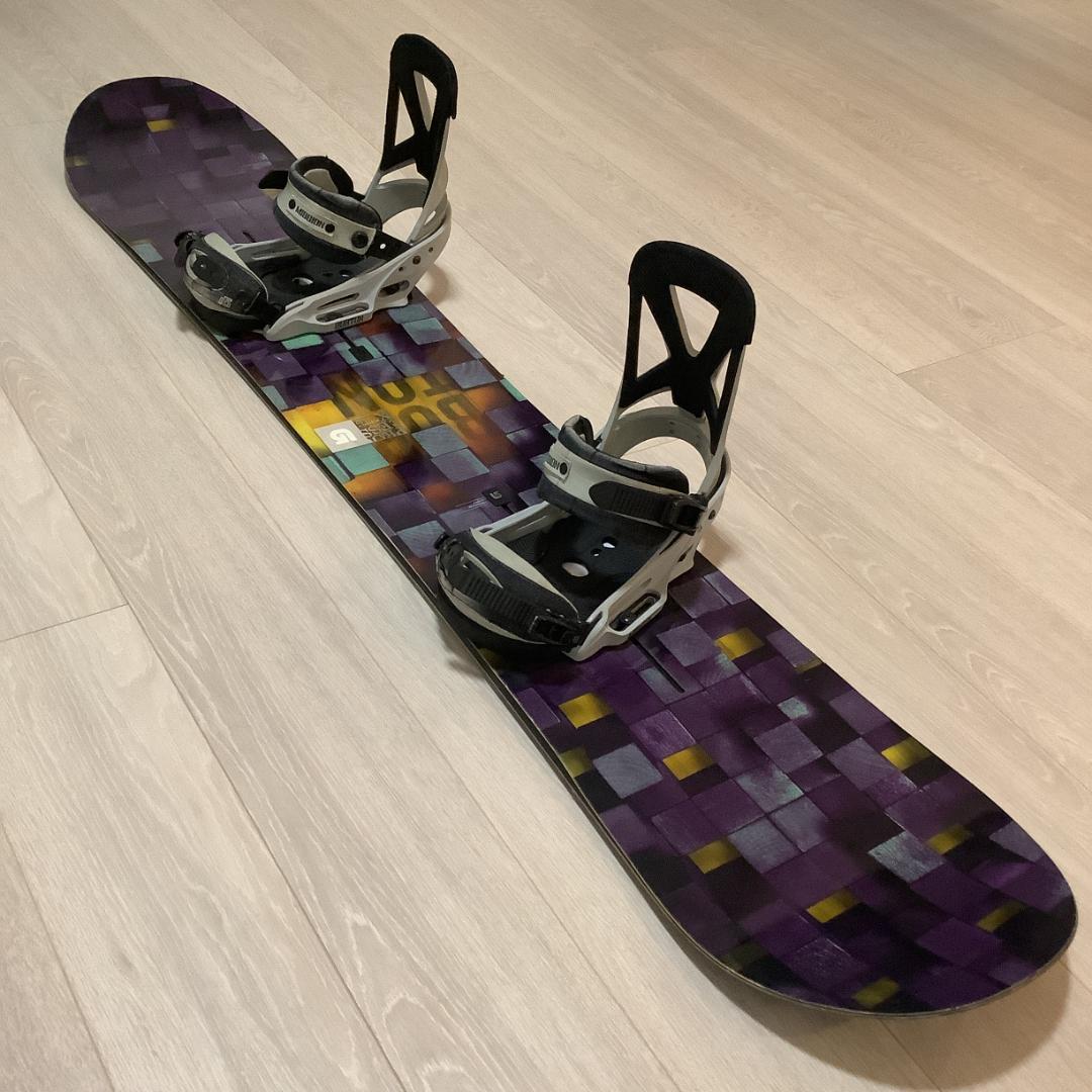 023バートンBURTON 152cm メンズスノーボードセット初心者グラトリ