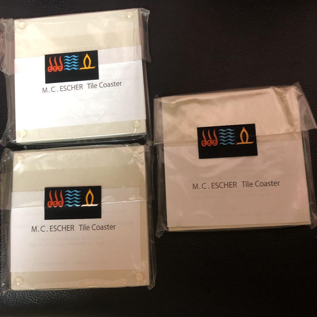 エッシャー　タイルコースター　3種セット
