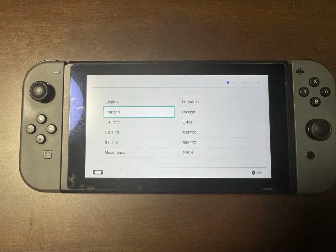 Nintendo Switch 本体セット（グレー）動作OK／付属品＋ケース付き