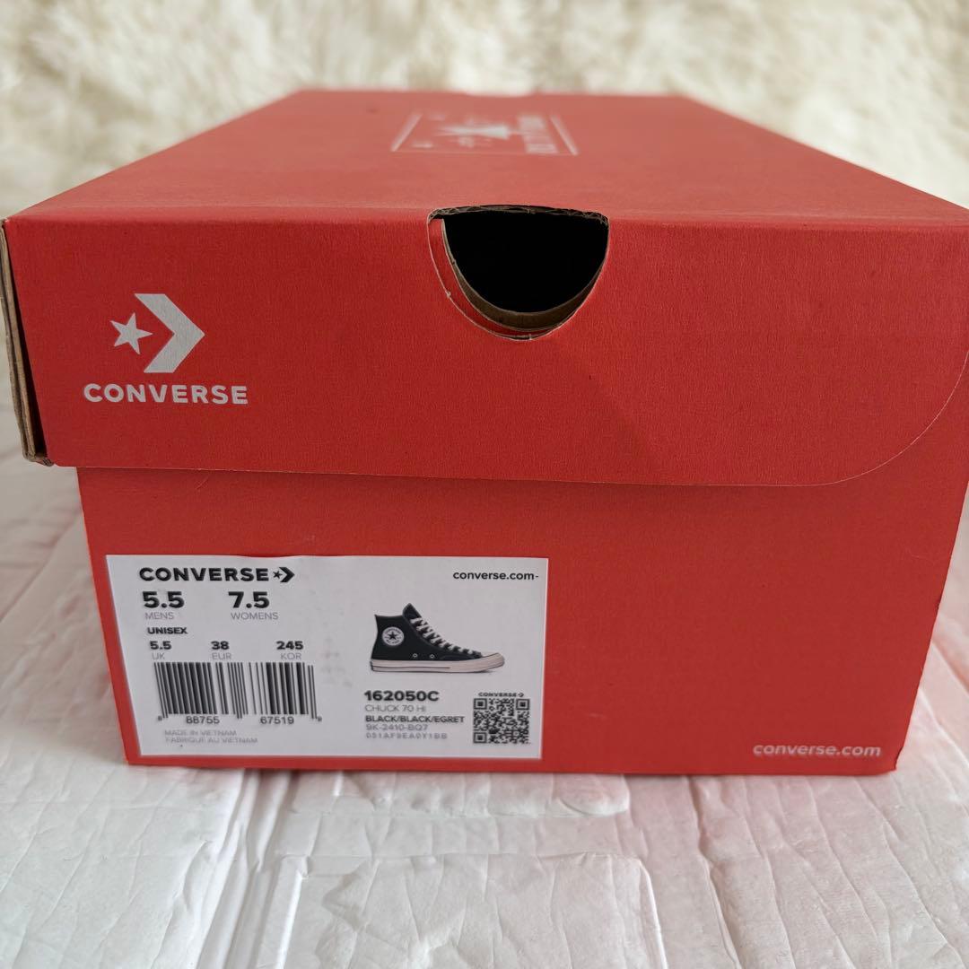 ⭐︎韓国限定⭐︎CONVERSE CT70 BLACK HICUT 24.5cm