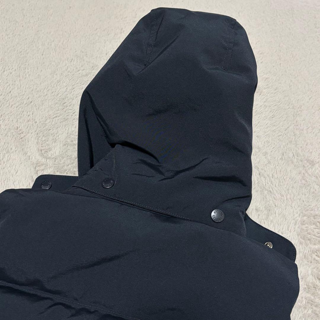 ☆ほぼ未使用品☆DANTON ダントン　ダウンベスト　濃紺ダークネイビー L相当