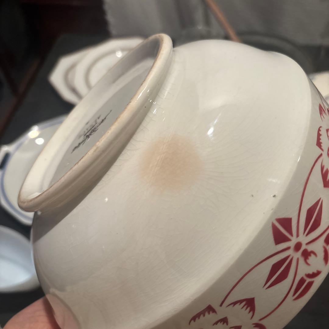 サルグミンヌ 大きい 深いスーピエール アルザス シリーズ フランスアンティーク