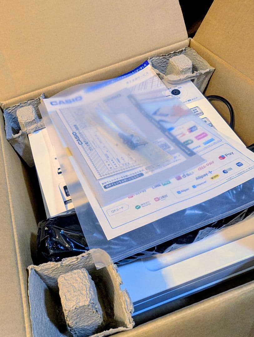 CASIO 　レジスター SR-G3-EX WE Bluetooth対応