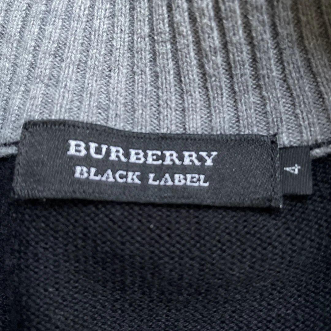 【美品】BURBERRY BLACK LABEL 4 ブラック