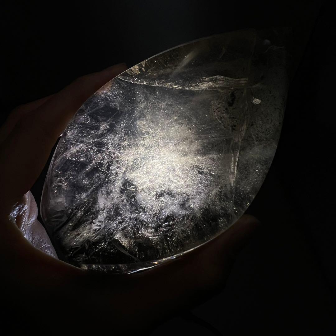 （smoky10）高品質フレイムシェイプ火焔ガーデンインスモーキークォーツ虹入り