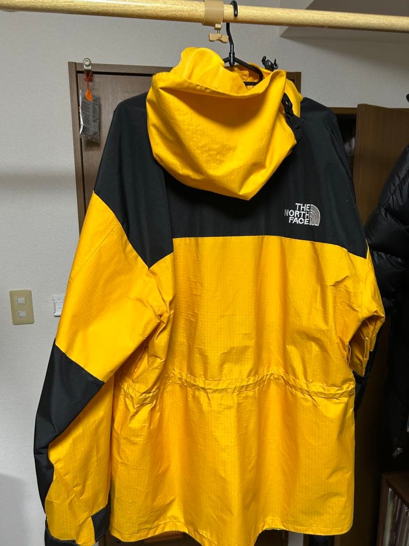 THE NORTH FACE マウンテンパーカー イエロー/ブラック　90s