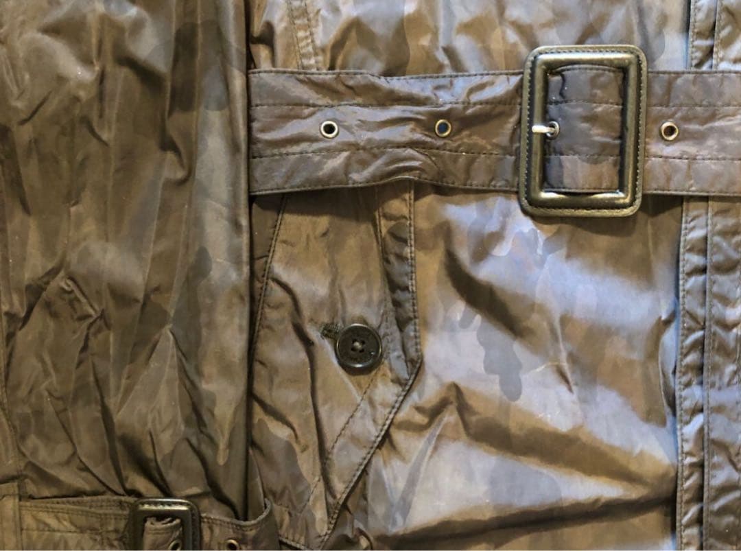 ニールバレット×HERNOコラボ　迷彩柄ナイロンコート　44