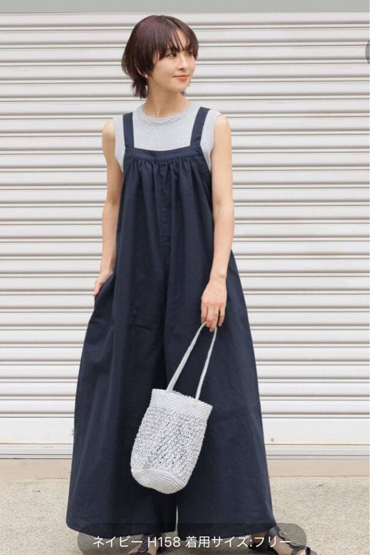 値下げ☆JOURNAL STANDARD relume ギャザーサロペット