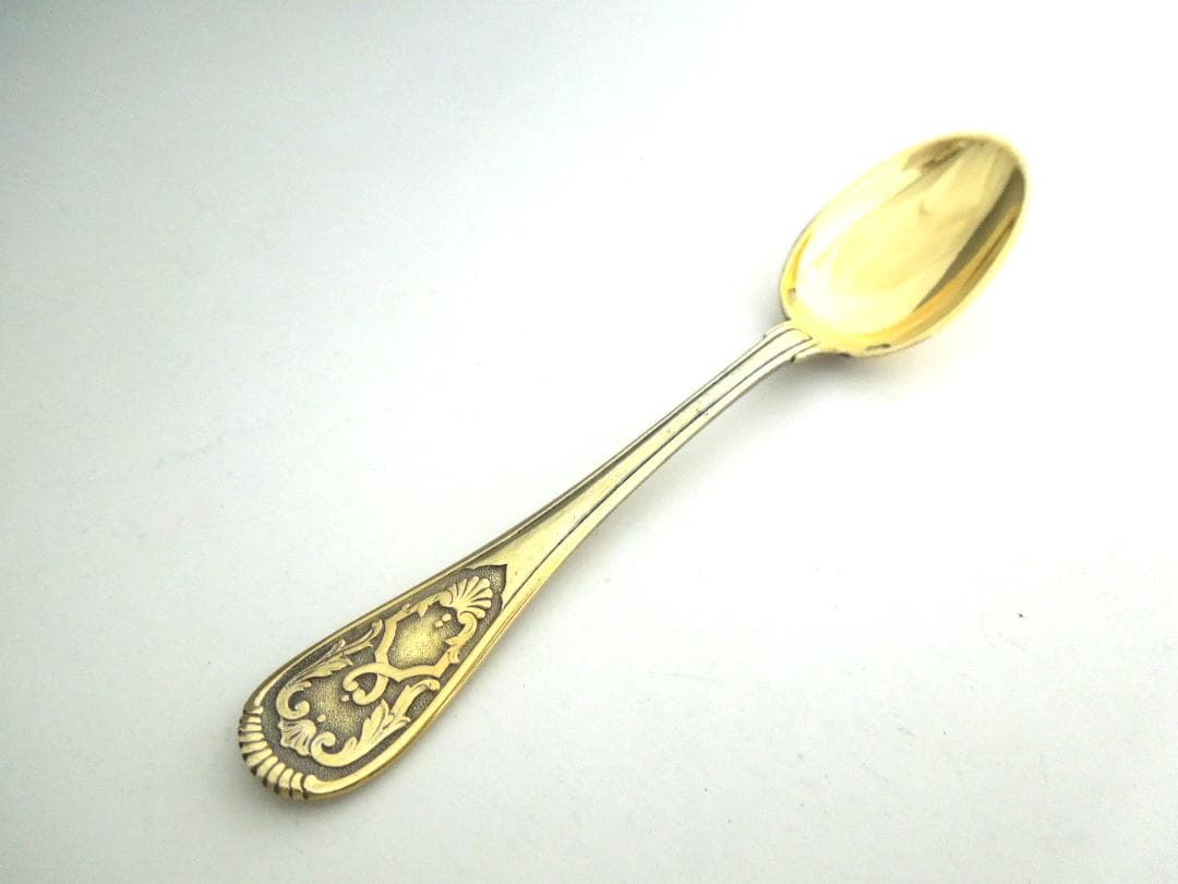 フランス　シルバースプーン ヴェルメイユ　純銀