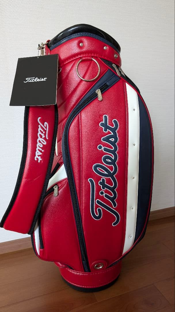 【新品未使用】Titleist キャディバッグ 赤 CB631-RD