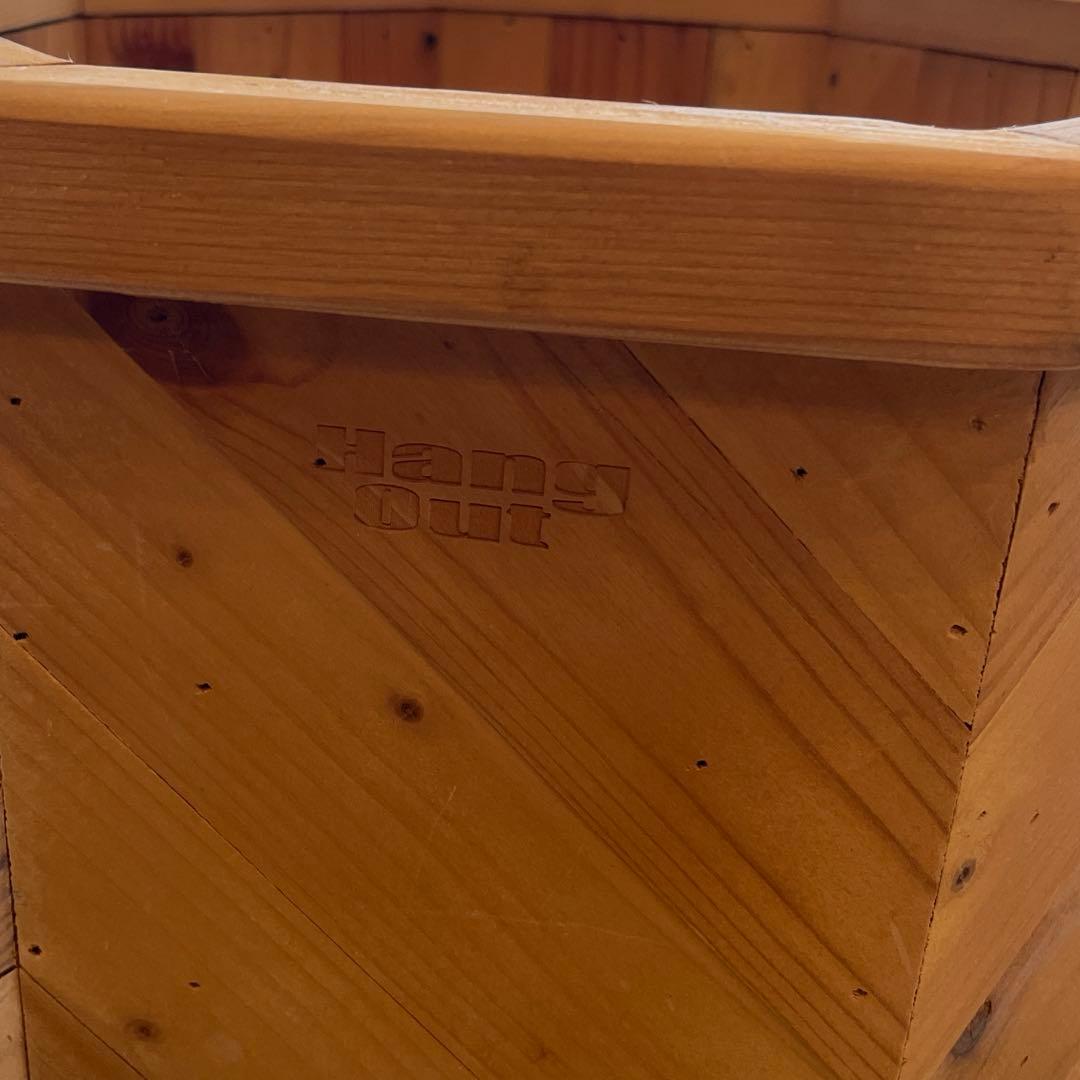 【美品】HangOut 鉢カバー ヘリンボーン 八角形