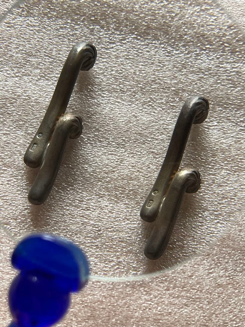 希少　猿手デザイン　純銀製品　純銀刻印　銀製品　小物　箸置き？