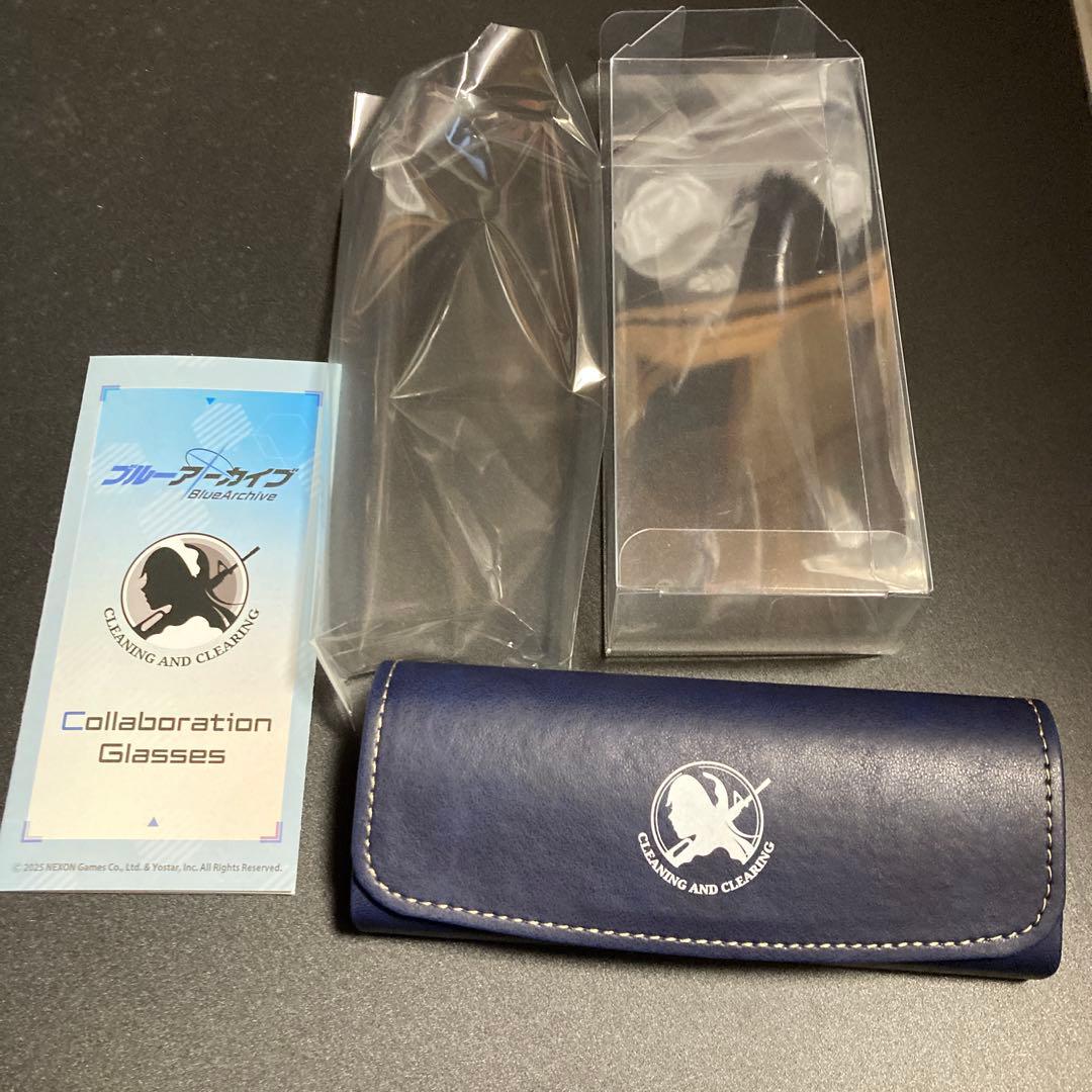 武*者様 本体とケースのみ　執事眼鏡 ブルアカ 飛鳥馬トキ　モデル メガネ