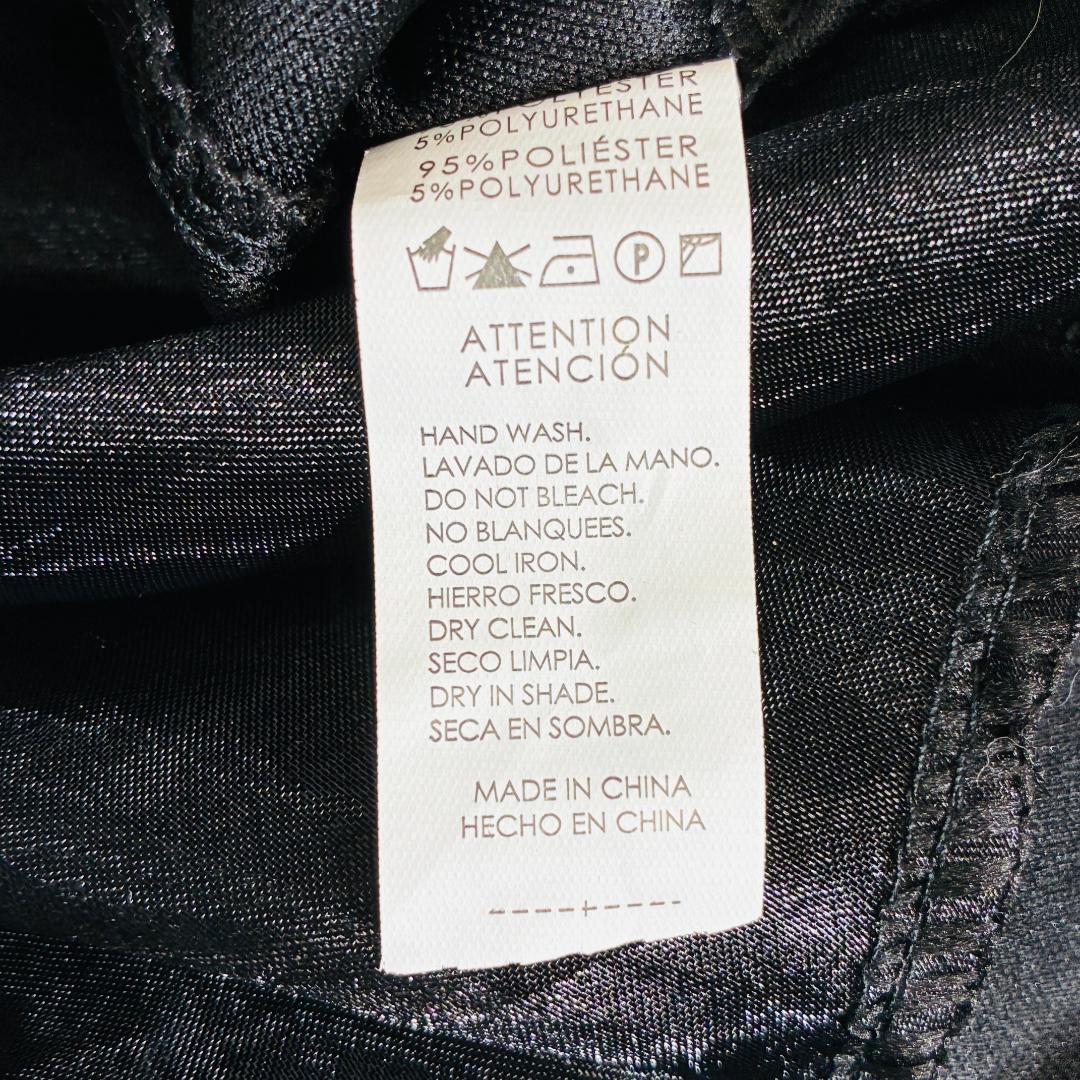 【美品】イチオク 社交ダンス ドレス ワンピース 花柄 ローズ ティアード 黒