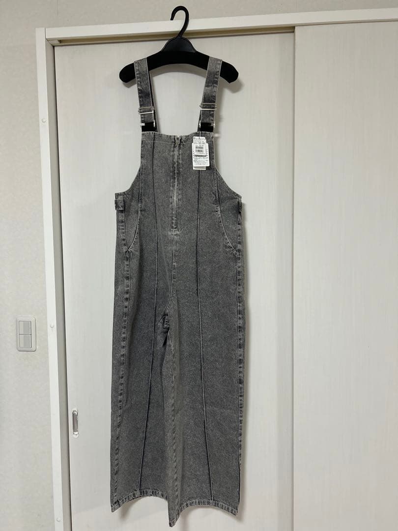 グレー デニム サロペット Mサイズ　ヤマダヤラディエイトRADIATE