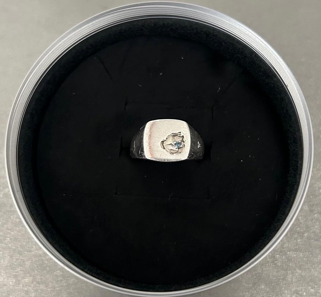 Mined Ring Large Blue Topaz 限定モデル　サイズ50