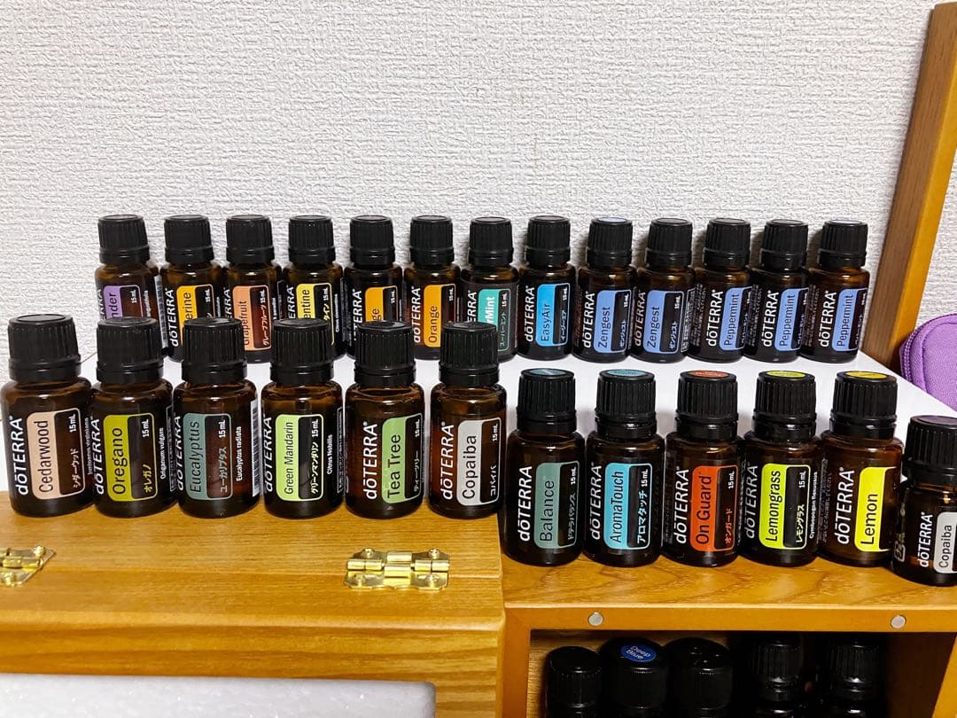 総額16万超え　アロマ38本　木箱3個付doTERRA 値下げセット　大幅値下げ