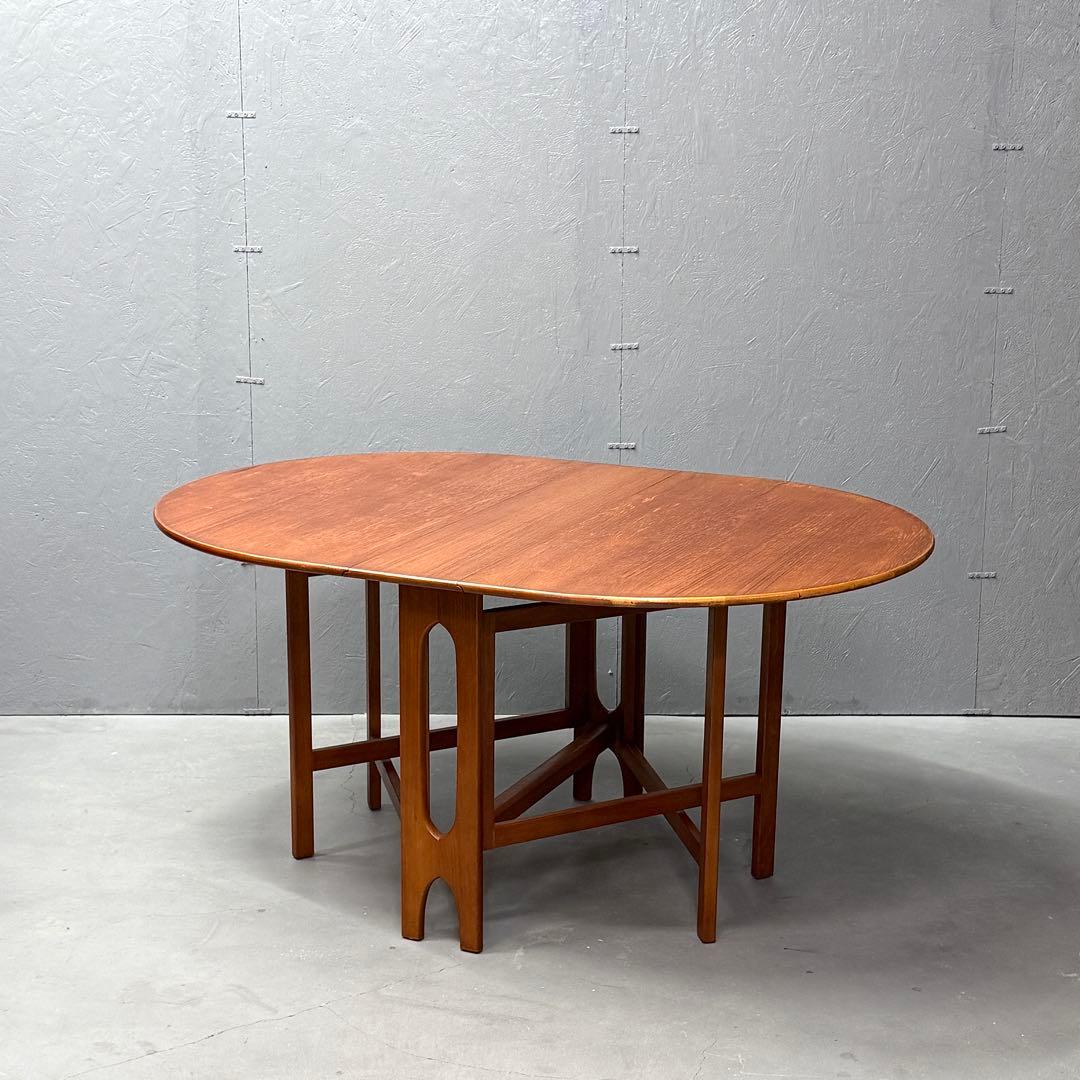 Jentique(ジェンティーク) ドロップリーフ オーバルテーブル (501)