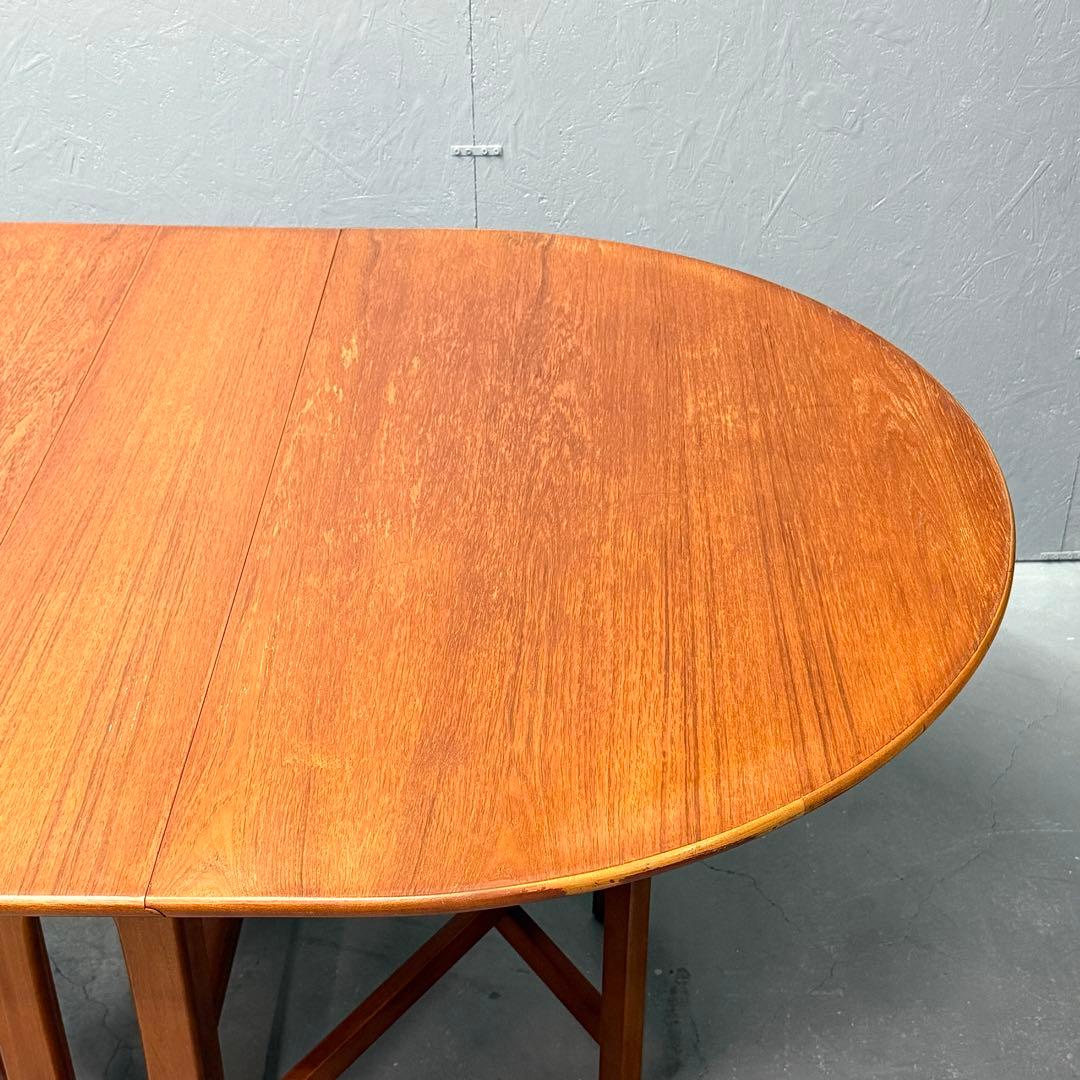 Jentique(ジェンティーク) ドロップリーフ オーバルテーブル (501)