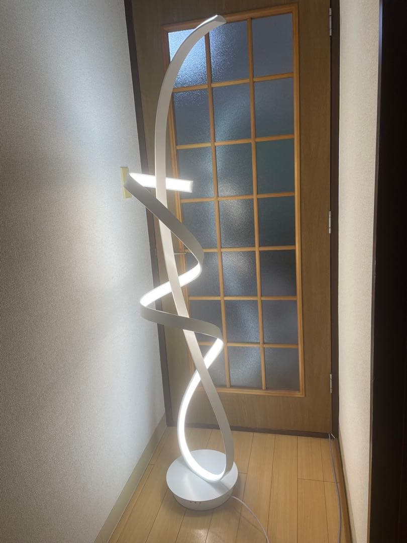 ２点セット　LED デザイン照明 スパイラルライト 間接照明 モダン インテリア