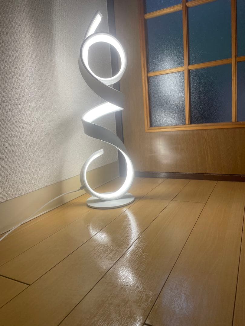 ２点セット　LED デザイン照明 スパイラルライト 間接照明 モダン インテリア