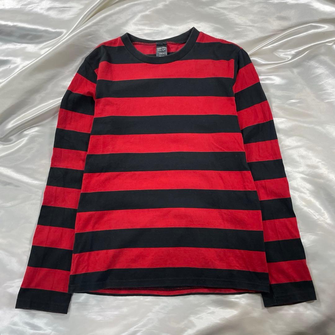 アーカイブ　カート期　ナンバーナイン　ボーダーロンT クークス　2(M) 日本製