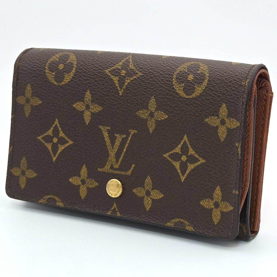 ルイヴィトン ポルトモネビエ トレゾール 二つ折り財布 モノグラム M61730