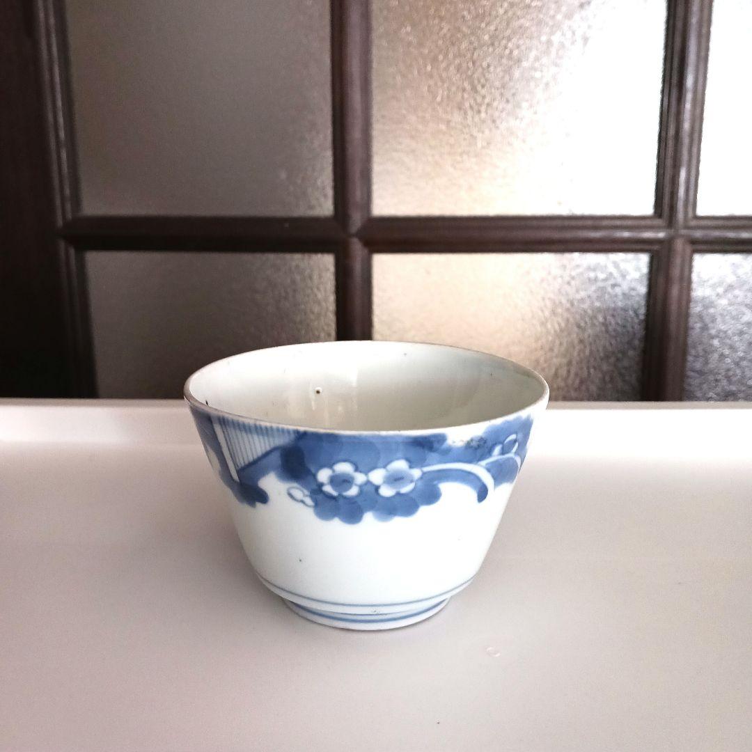 古伊万里　梅に千鳥　柿右衛門