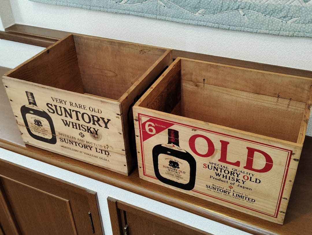 サントリーオールドウイスキー　木箱２個セット