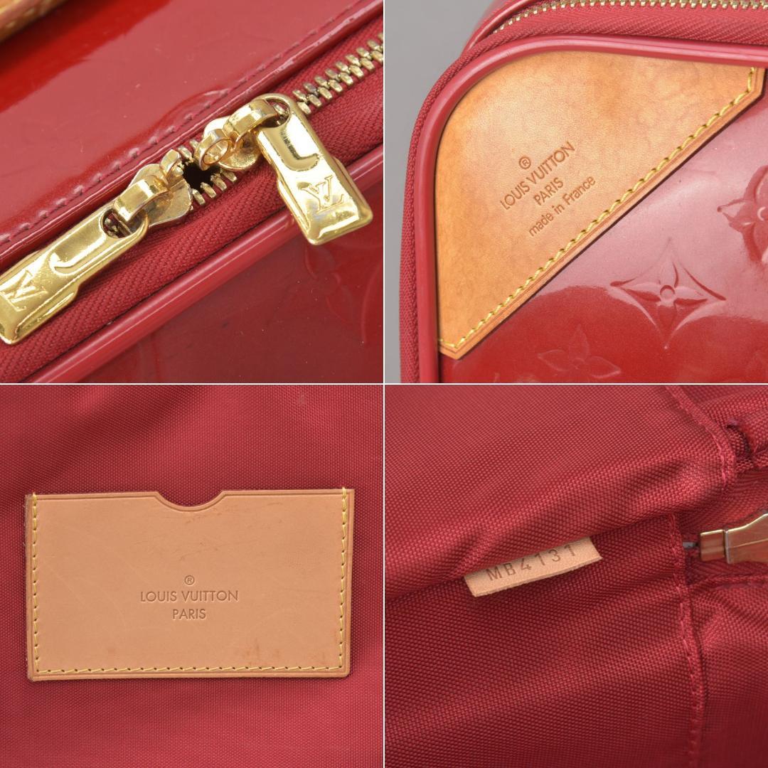 ルイヴィトン◇ペガス45 キャリーバッグ スーツケース モノグラムヴェルニ 赤