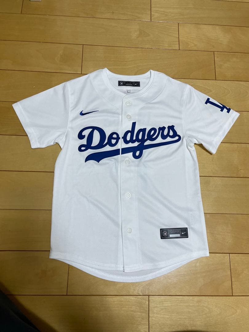キッズ　ドジャース　大谷翔平　MLB公式　ユニフォーム　刺繍入り　キッズS