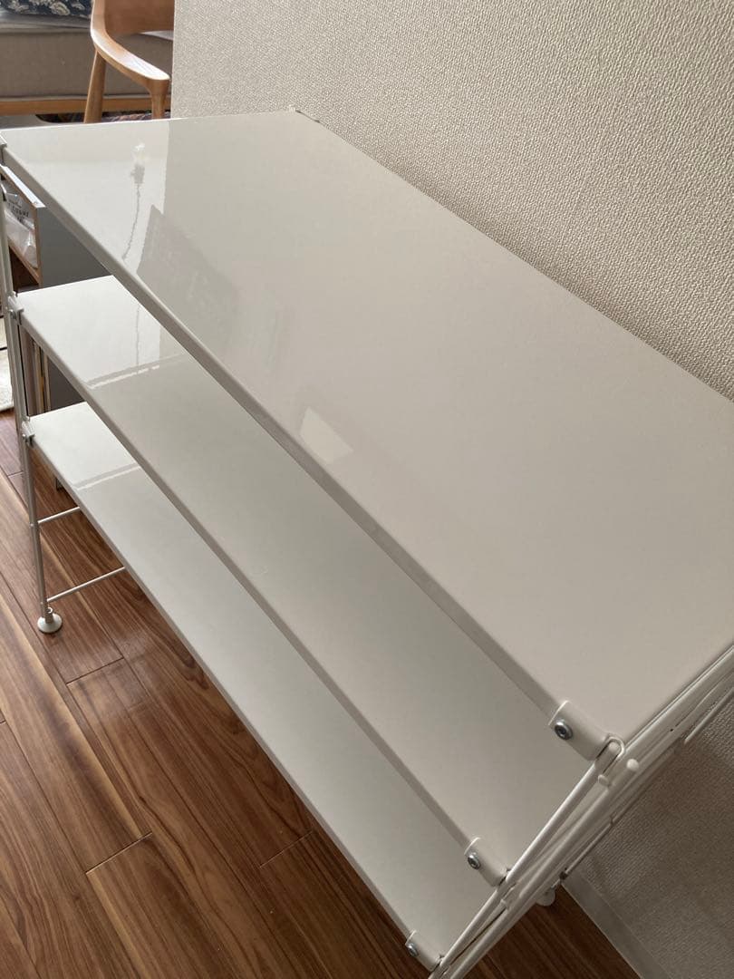 【Yo】スチールユニットシェルフ・スチール棚セット・ワイド・小