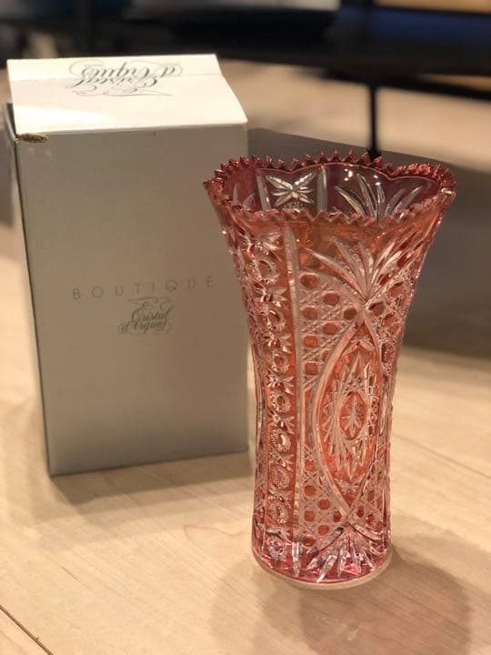 【KAMAY】未使用 クリスタル花瓶