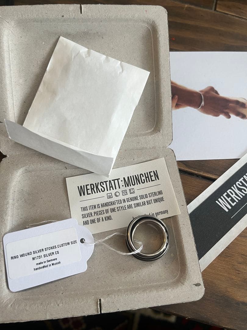Werkstatt munchen ワークスタットミュンヘン　シルバー　リング