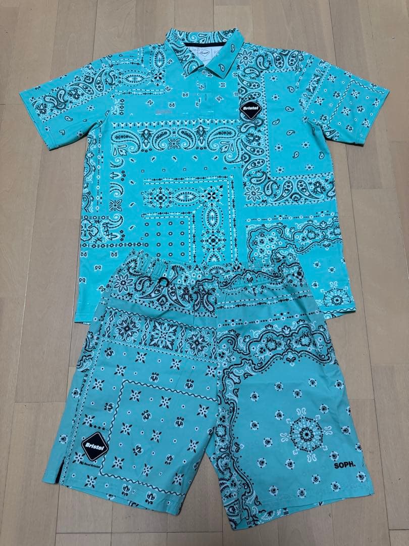 Bristol ペイズリー柄 ゴルフウェア セットアップ