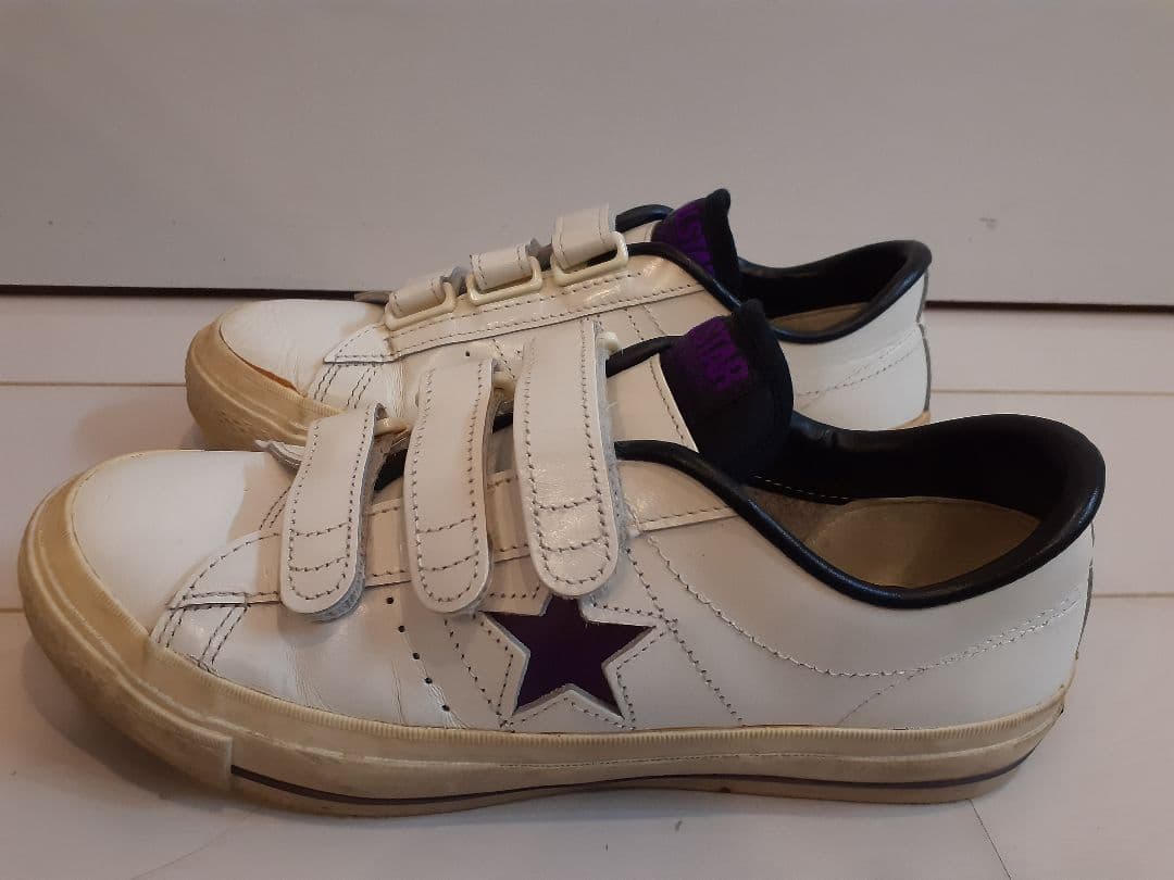 ALL STAR　convers　ワンスター限定モデル　ホワイト×パープル　26
