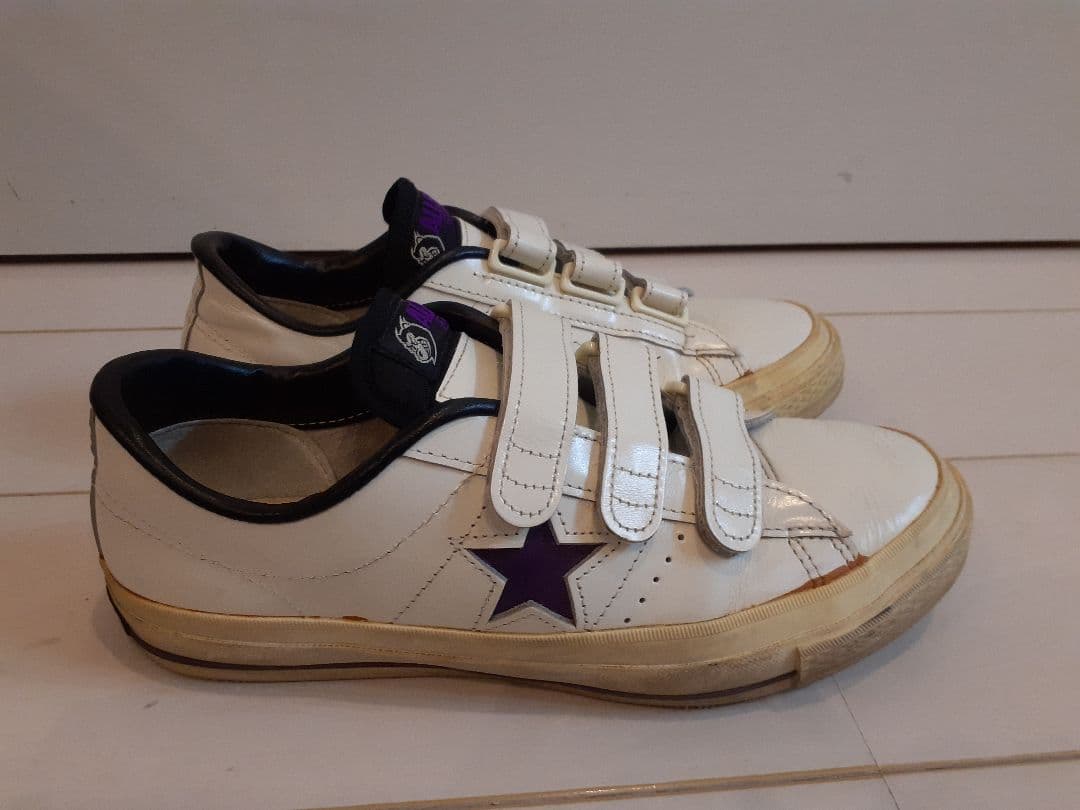 ALL STAR　convers　ワンスター限定モデル　ホワイト×パープル　26