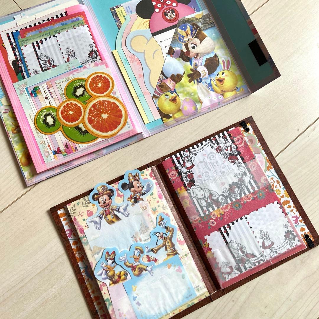 紙モノ コラージュ素材 大量 おすそ分けファイル まとめ売りサンリオ ディズニー