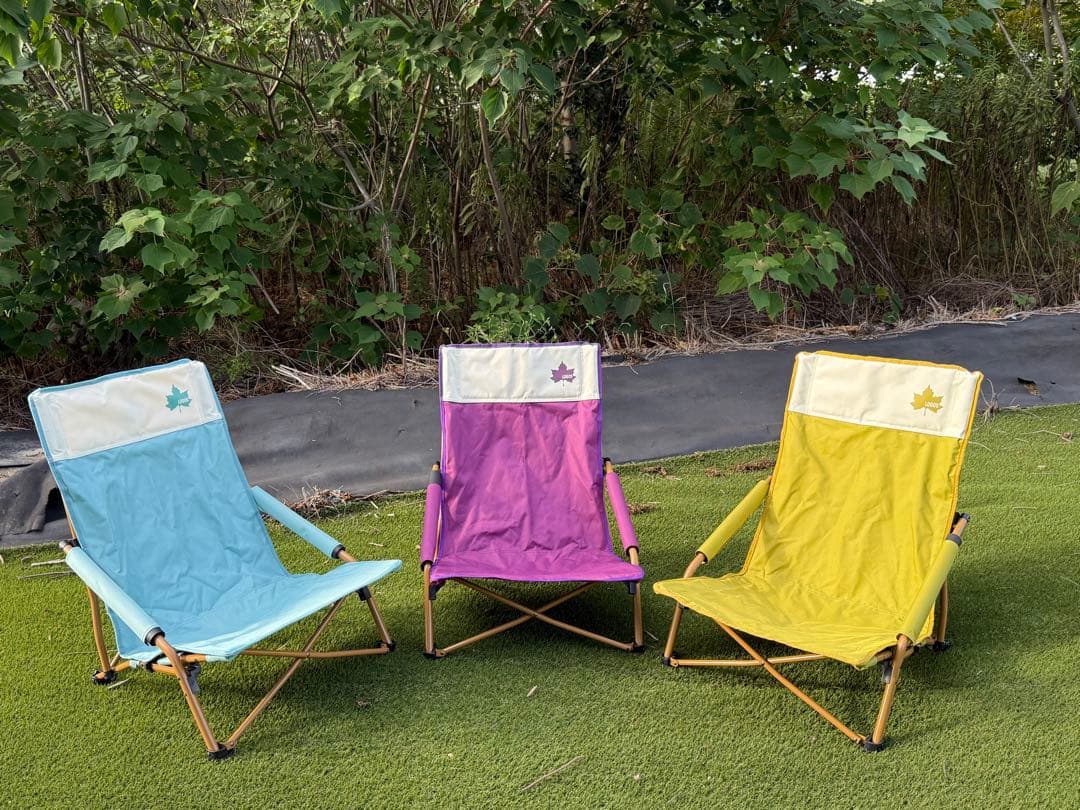 LOGOS あぐらチェア 3色展開　3脚セット