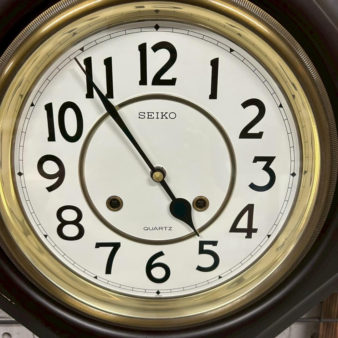 SEIKO セイコー 振り子時計 昭和レトロ 電池式 動作品
